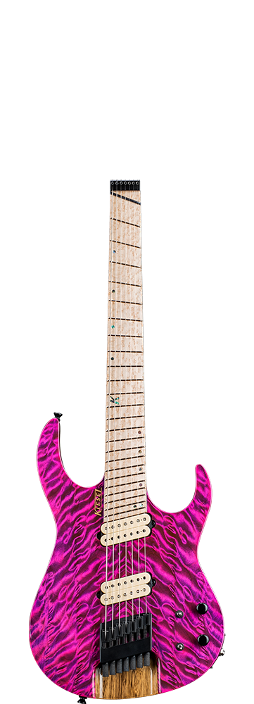 Kiesel Guitars Pink Candy Finish